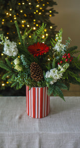 Arreglo Mixto en Peppermint Vase